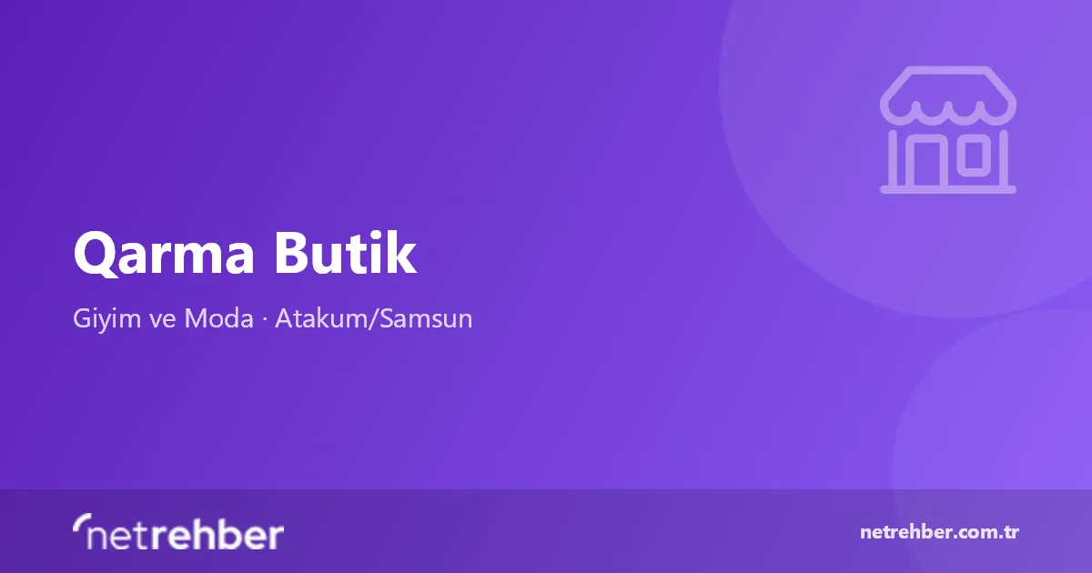 Qarma Butik kapak görseli