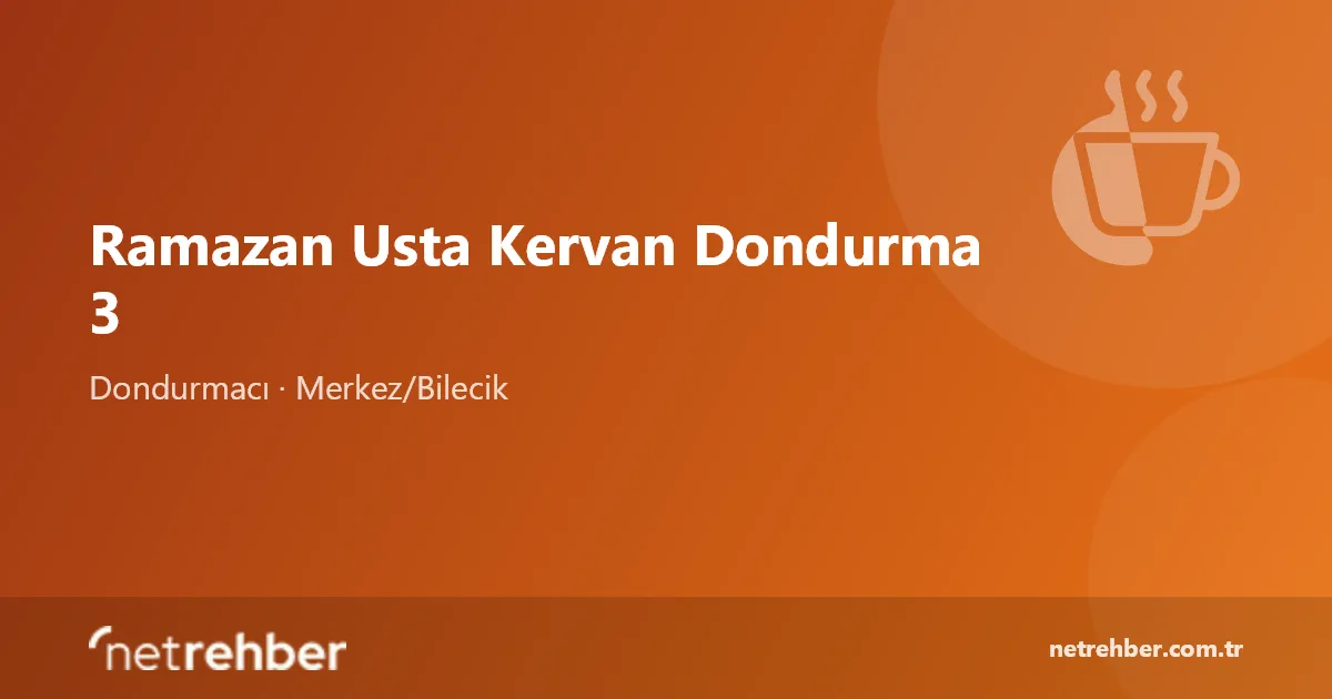Ramazan Usta Kervan Dondurma 3 kapak görseli