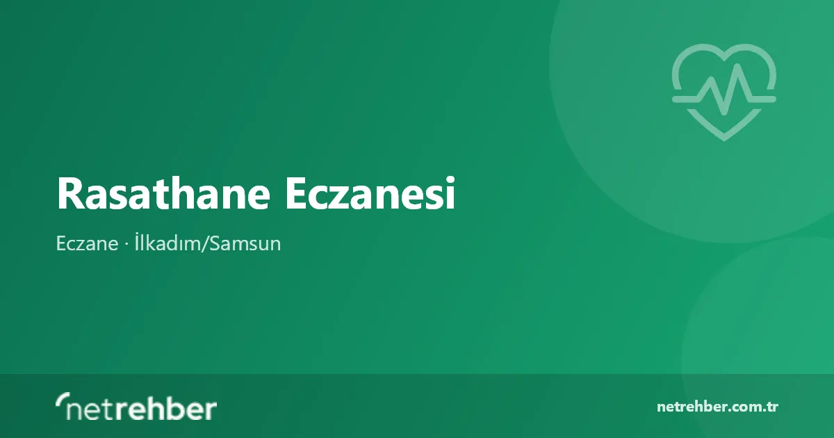 Rasathane Eczanesi kapak görseli