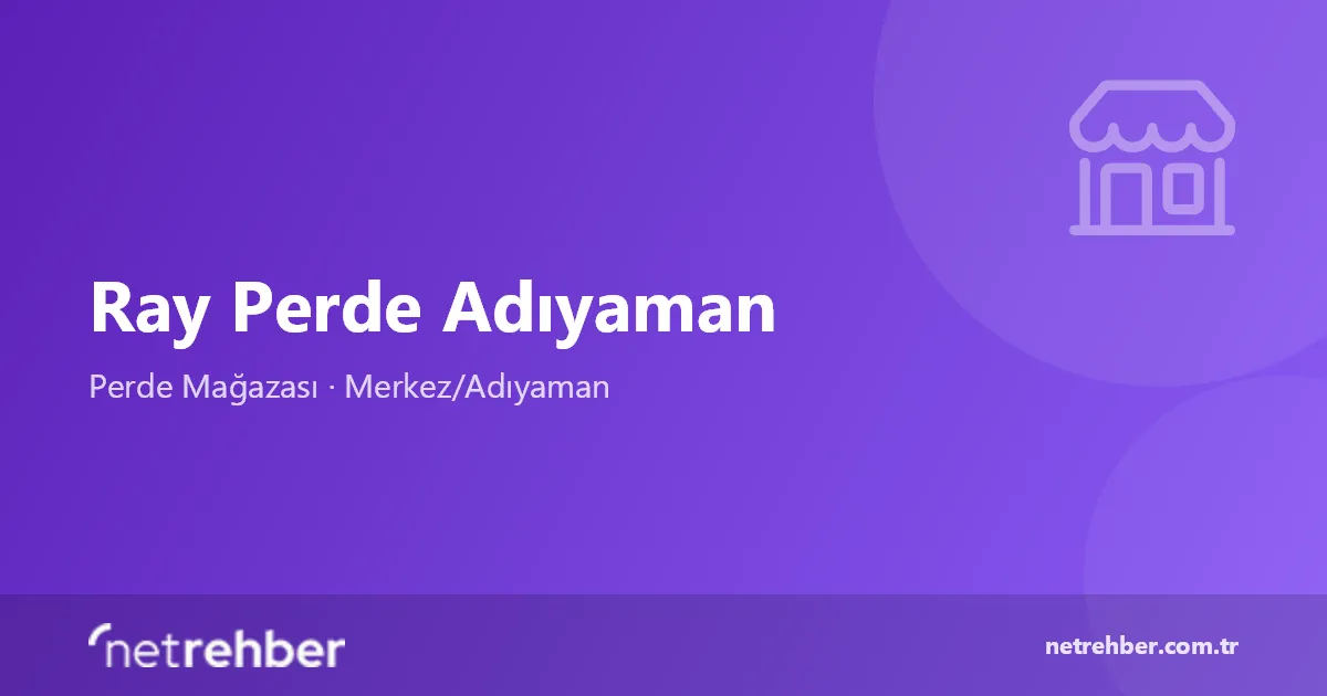 Ray Perde Adıyaman kapak görseli