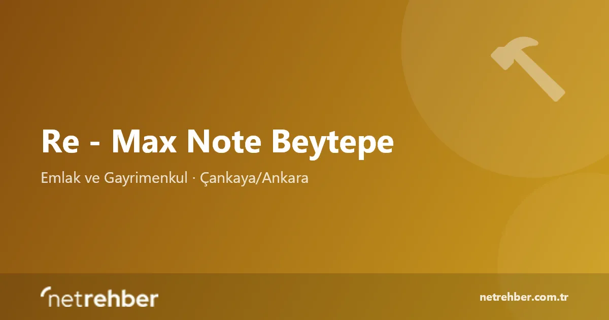 Re - Max Note Beytepe kapak görseli