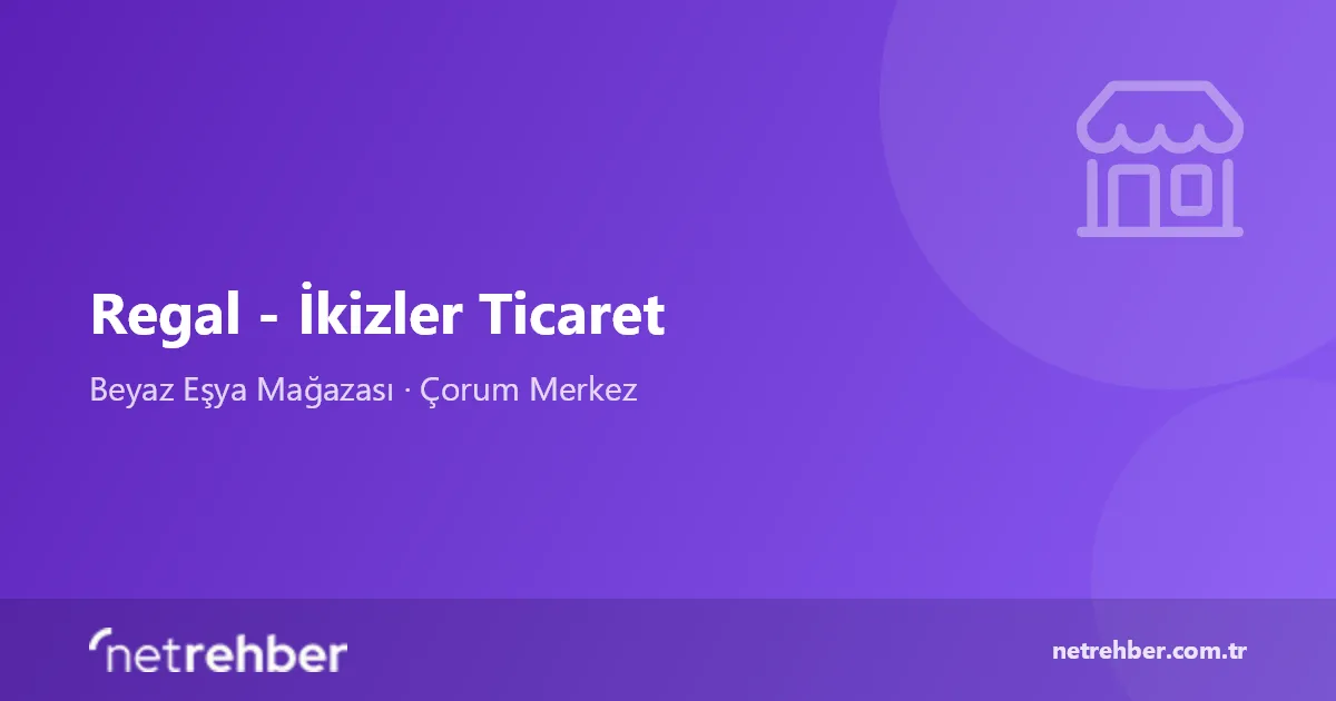 Regal - İkizler Ticaret kapak görseli