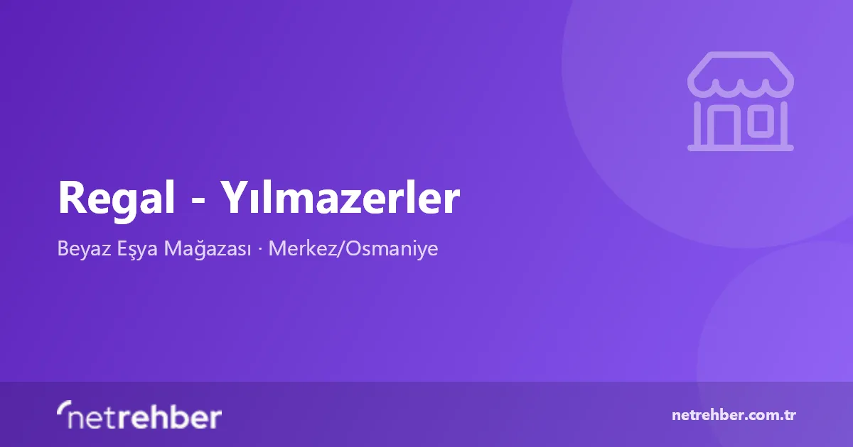 Regal - Yılmazerler kapak görseli