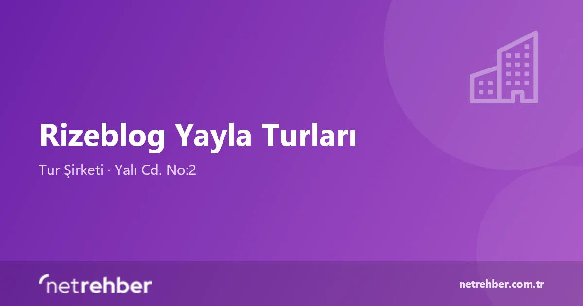Rizeblog Yayla Turları kapak görseli