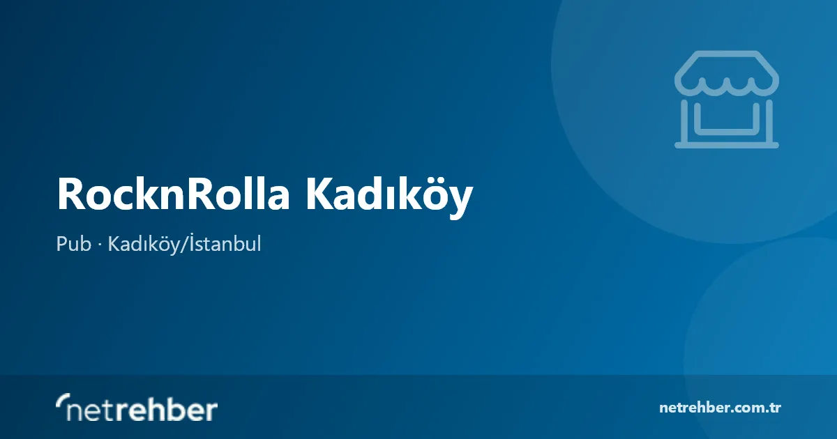 RocknRolla Kadıköy kapak görseli