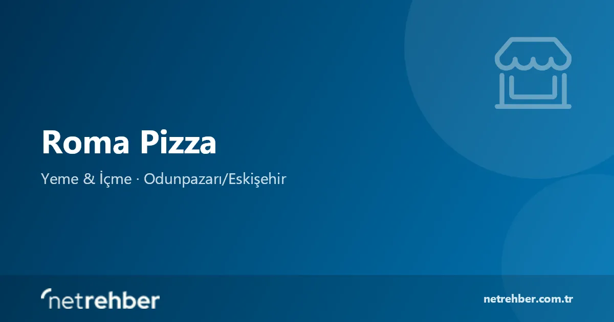 Roma Pizza kapak görseli