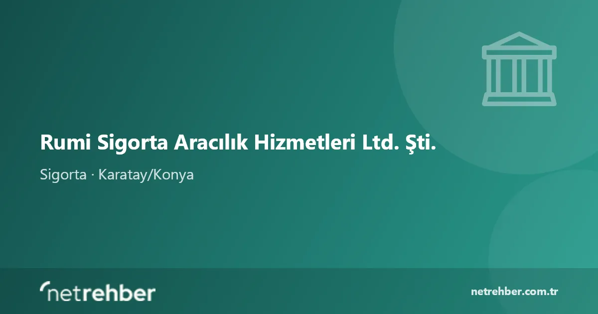 Rumi Sigorta Aracılık Hizmetleri Ltd. Şti. kapak görseli