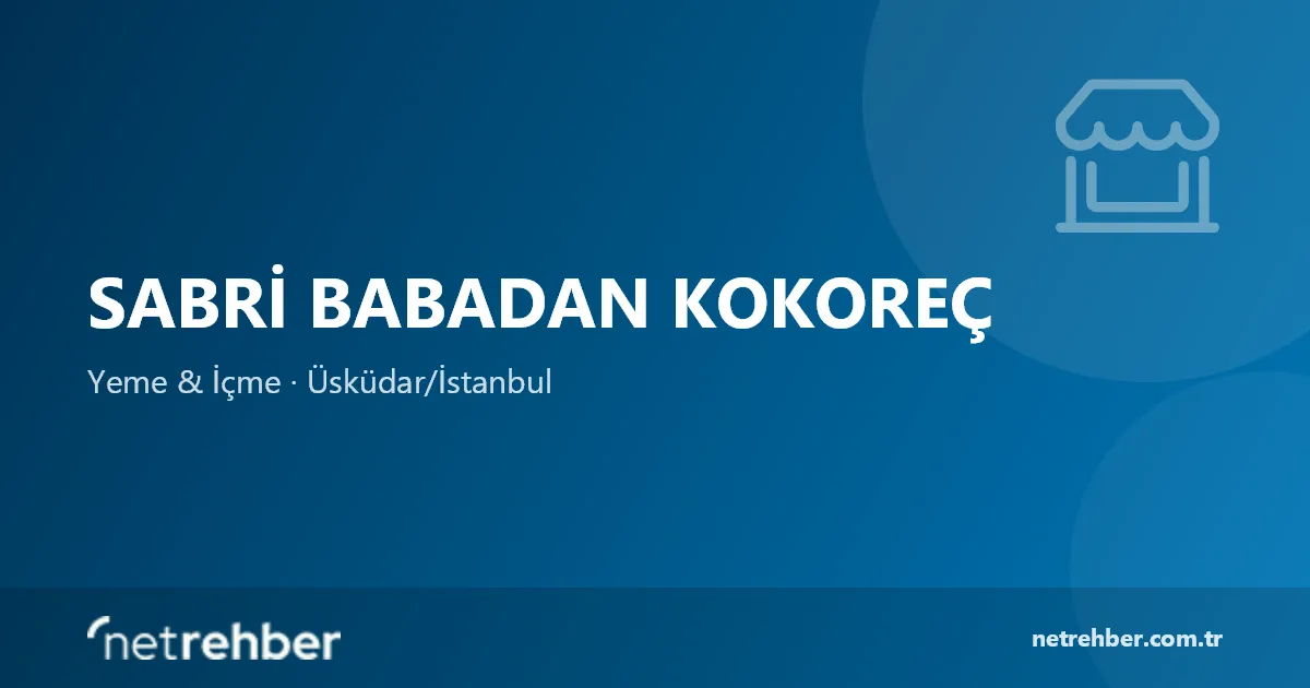 Sabri Babadan Kokoreç kapak görseli