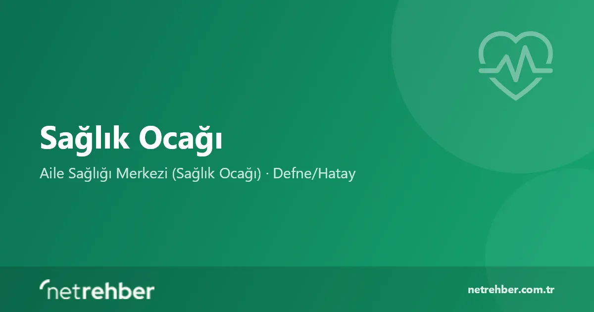 Sağlık Ocağı kapak görseli