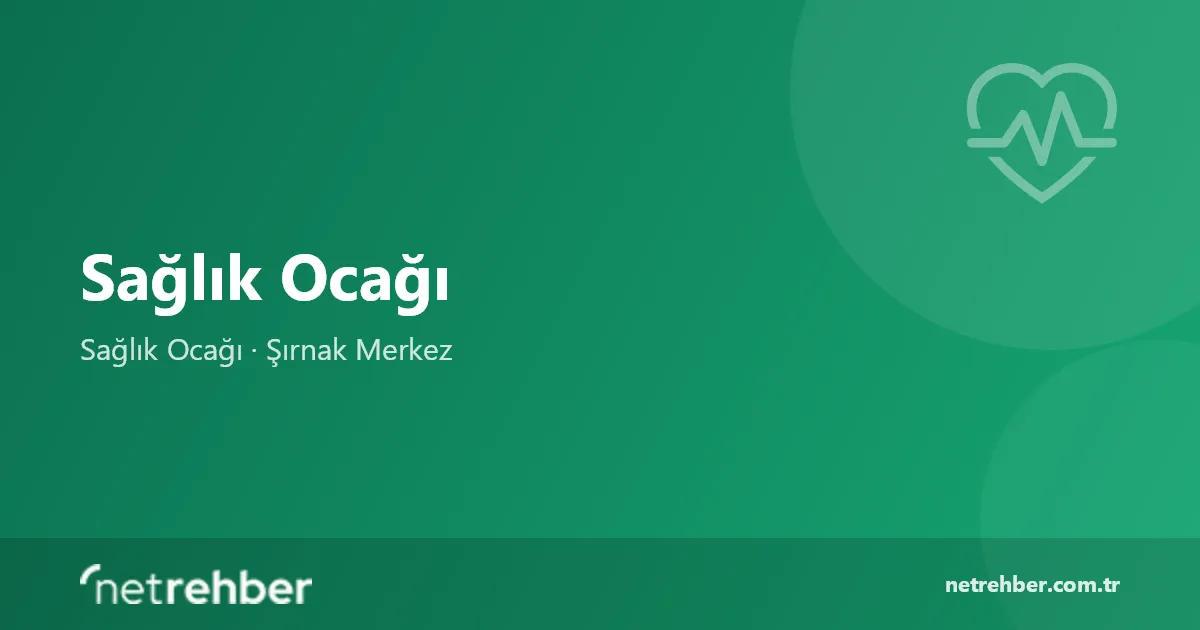 Sağlık Ocağı kapak görseli