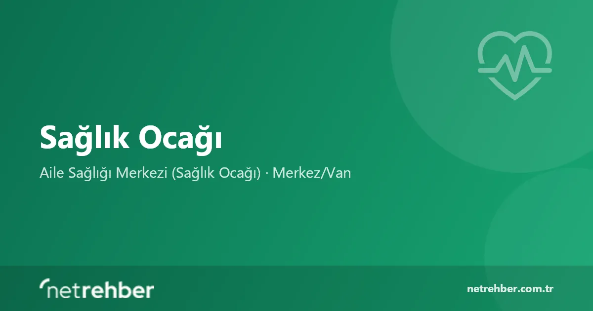Sağlık Ocağı kapak görseli