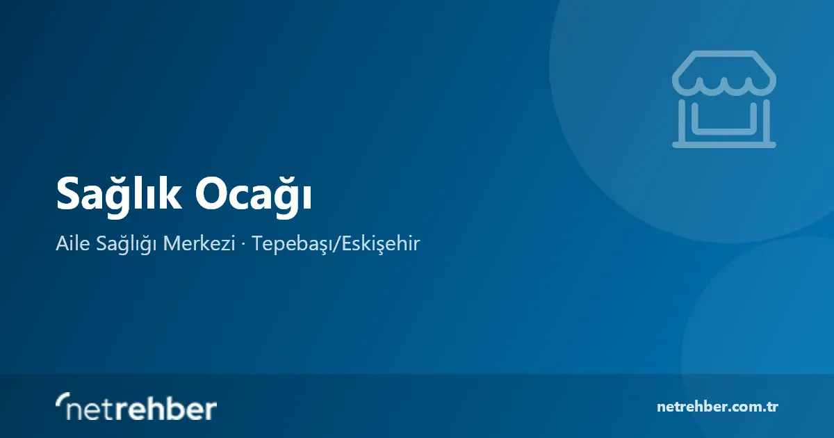 Sağlık Ocağı kapak görseli