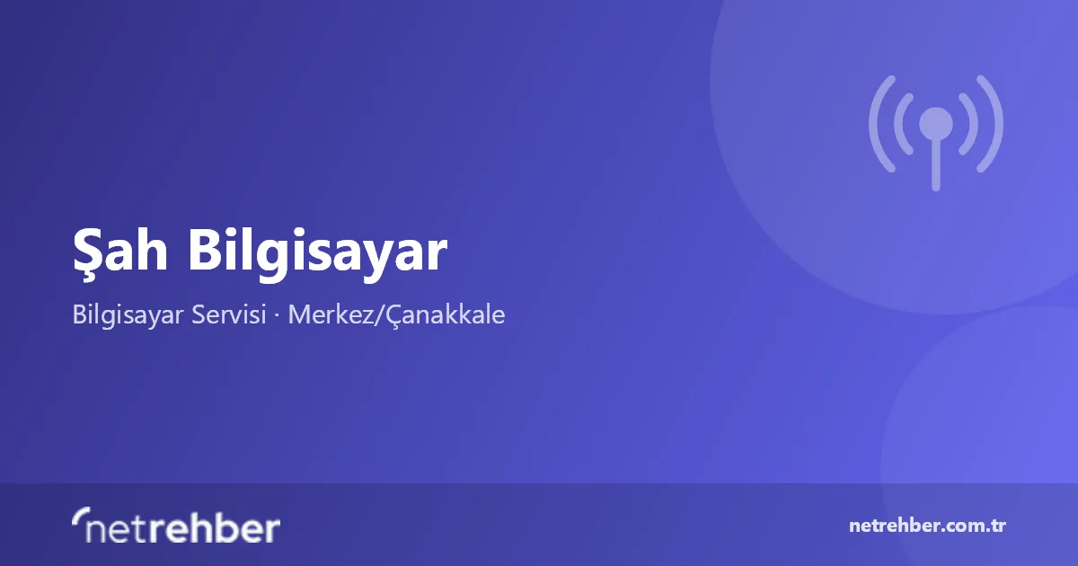 Şah Bilgisayar kapak görseli