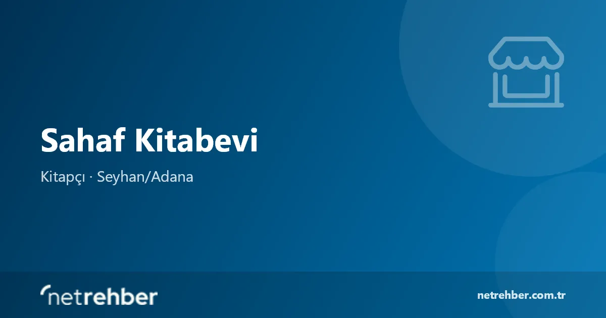 Sahaf Kitabevi kapak görseli