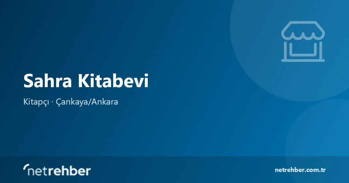 Sahra Kitabevi kapak görseli