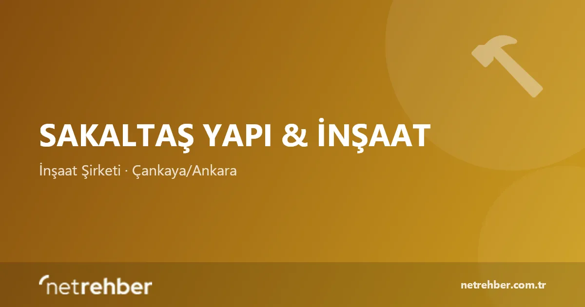 Sakaltaş Yapı & İnşaat kapak görseli