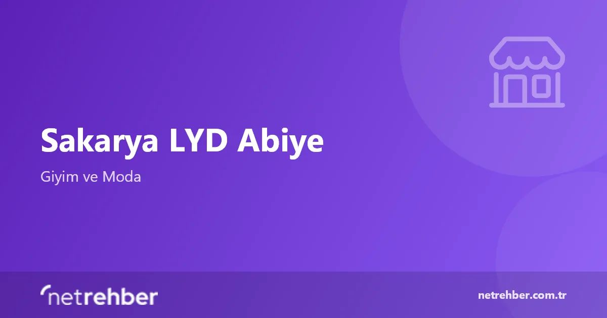 Sakarya LYD Abiye kapak görseli