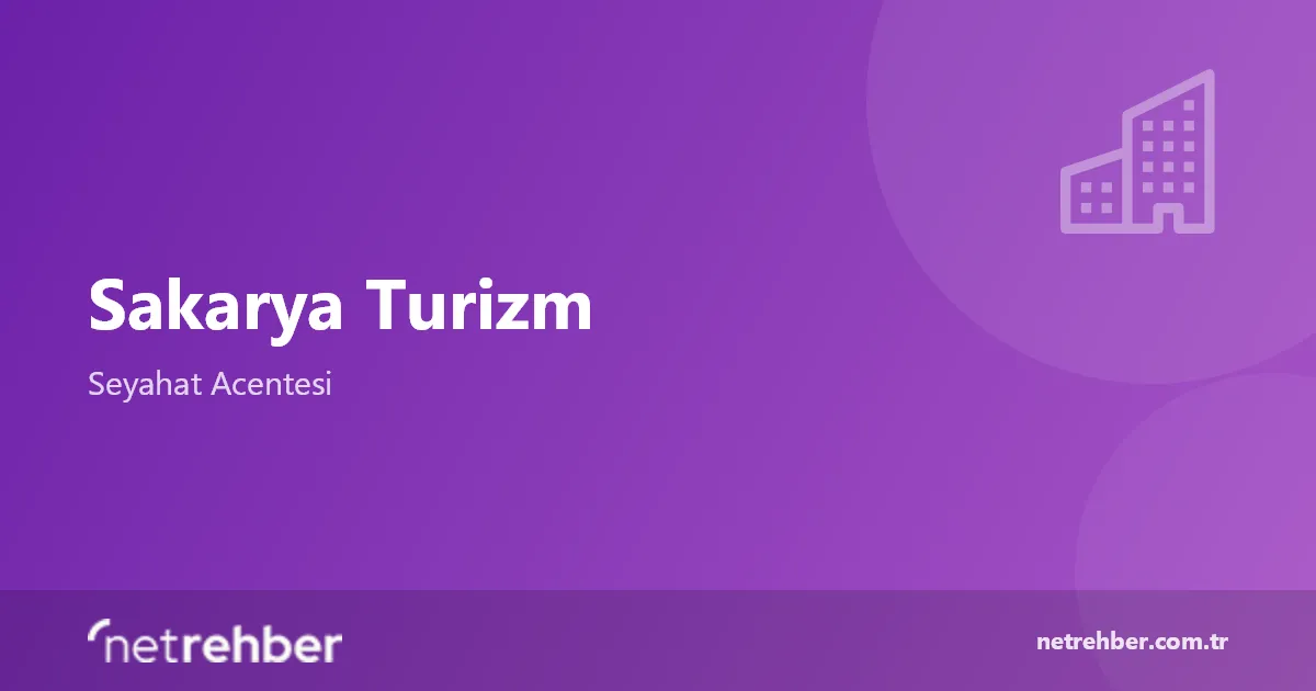 Sakarya Turizm kapak görseli