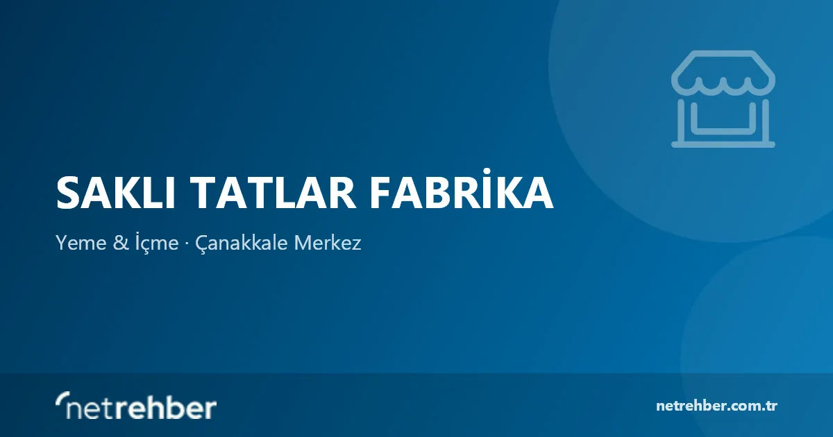Saklı Tatlar Fabrika kapak görseli