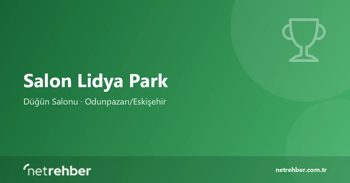 Salon Lidya Park kapak görseli