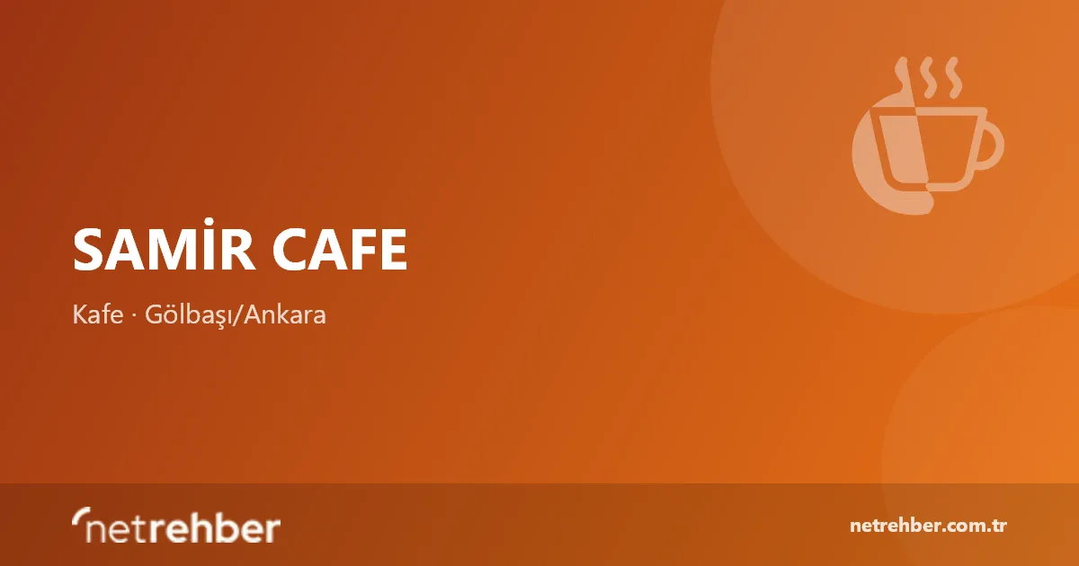 Samir Cafe kapak görseli