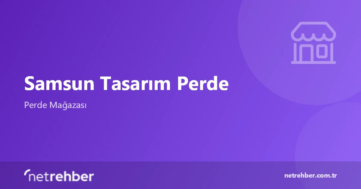 Samsun Tasarım Perde kapak görseli