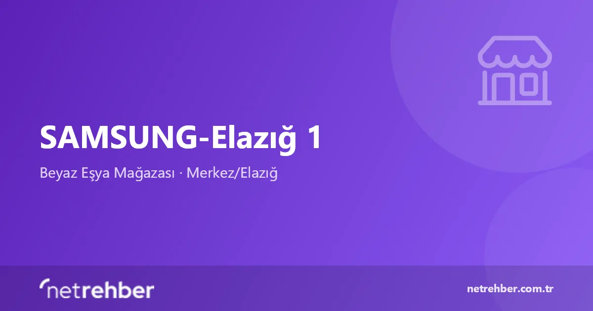 SAMSUNG-Elazığ 1 kapak görseli