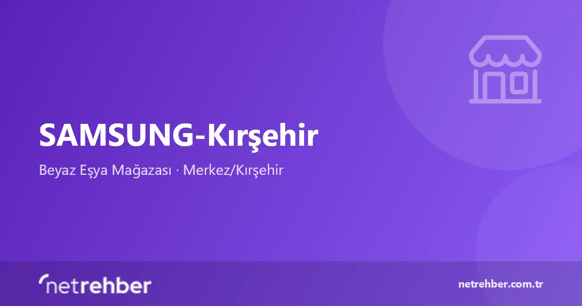 SAMSUNG-Kırşehir kapak görseli