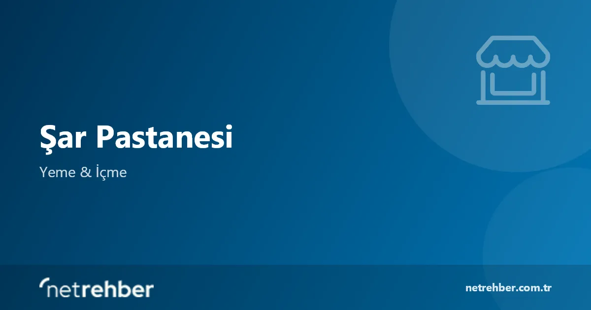 Şar Pastanesi kapak görseli