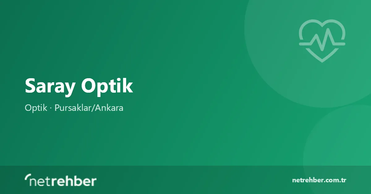Saray Optik kapak görseli