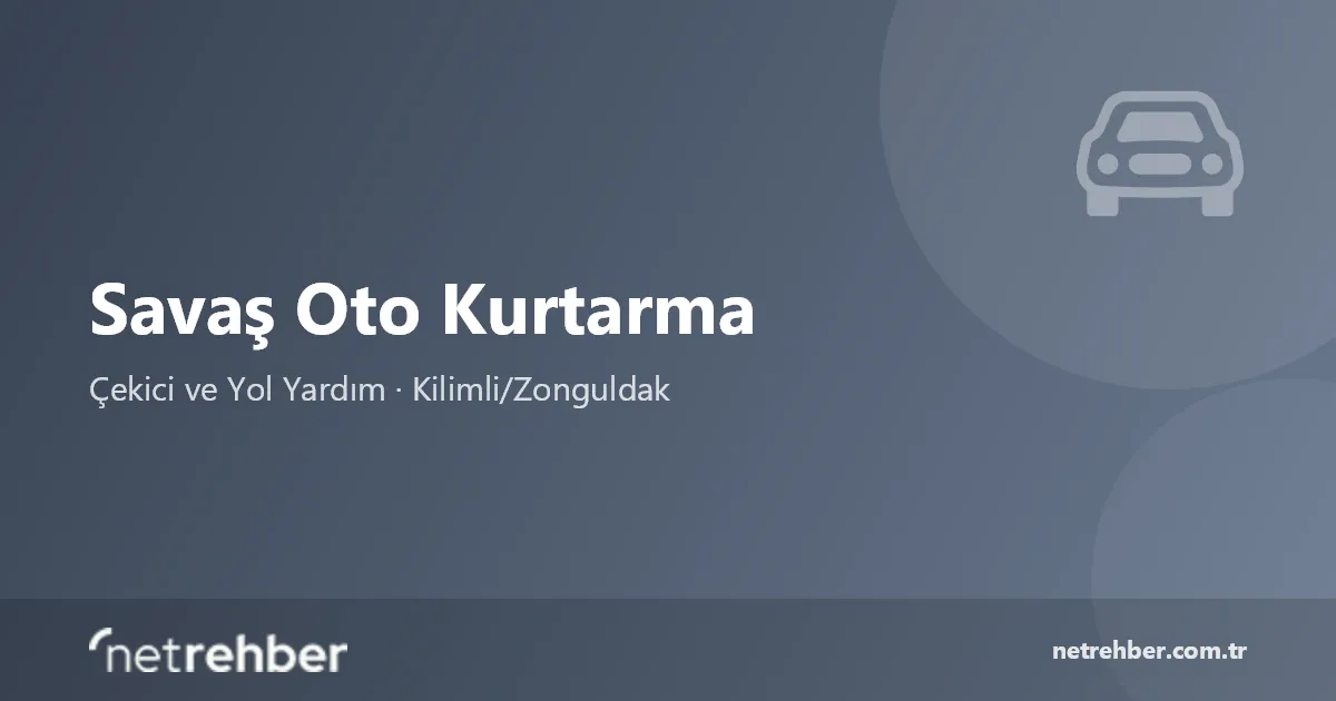 Savaş Oto Kurtarma kapak görseli
