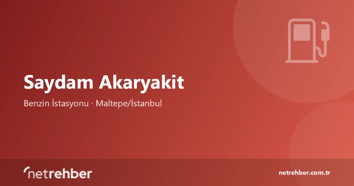 Saydam Akaryakit kapak görseli