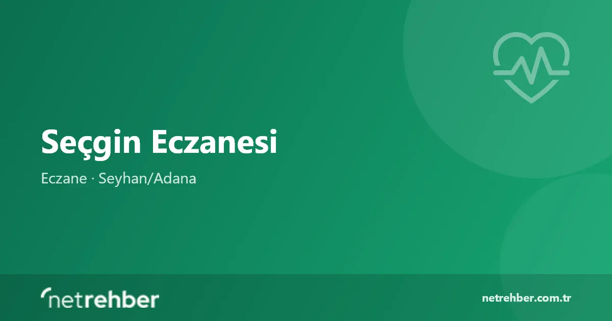 Seçgin Eczanesi kapak görseli