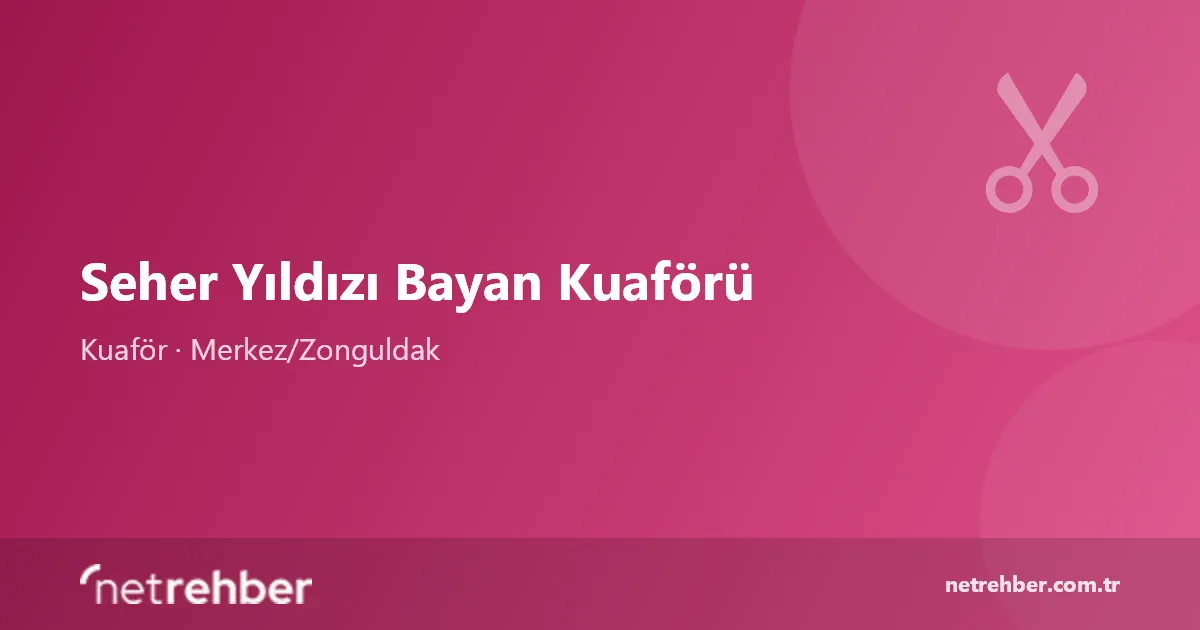 Seher Yıldızı Bayan Kuaförü kapak görseli