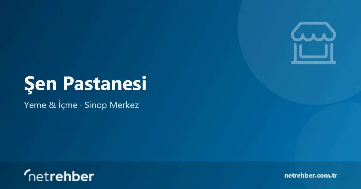 Şen Pastanesi kapak görseli