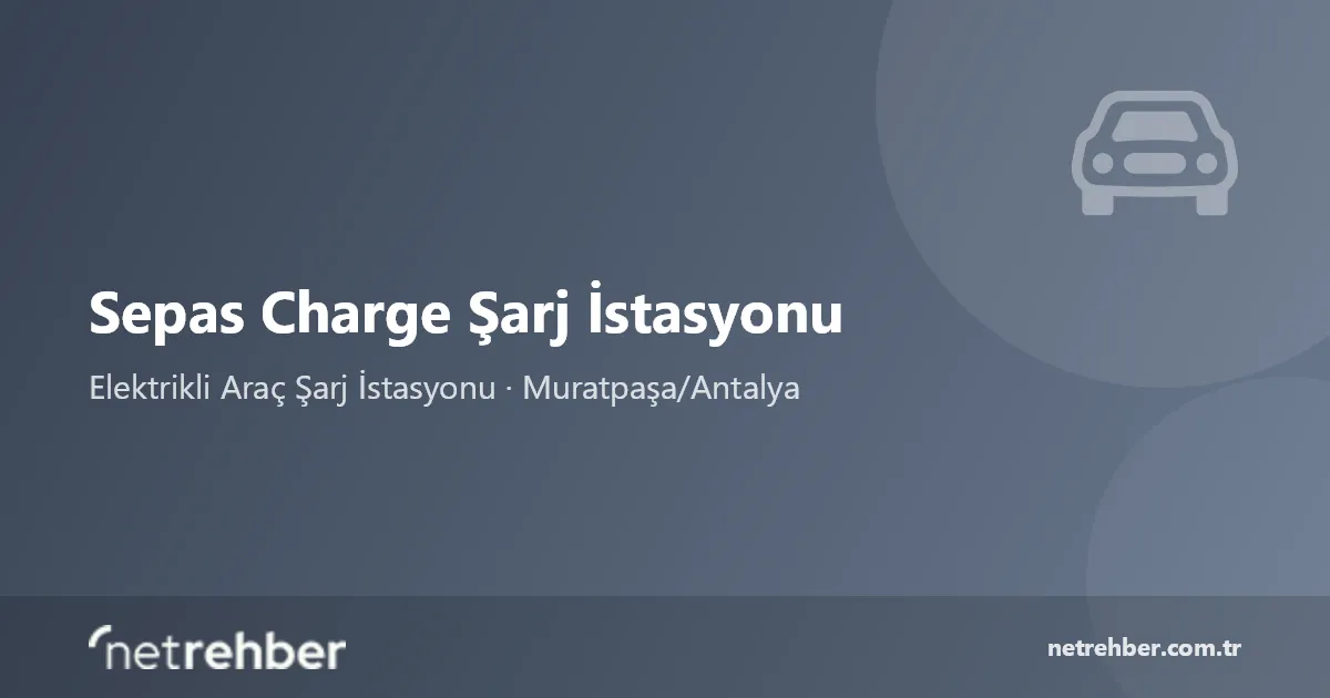 Sepas Charge Şarj İstasyonu kapak görseli