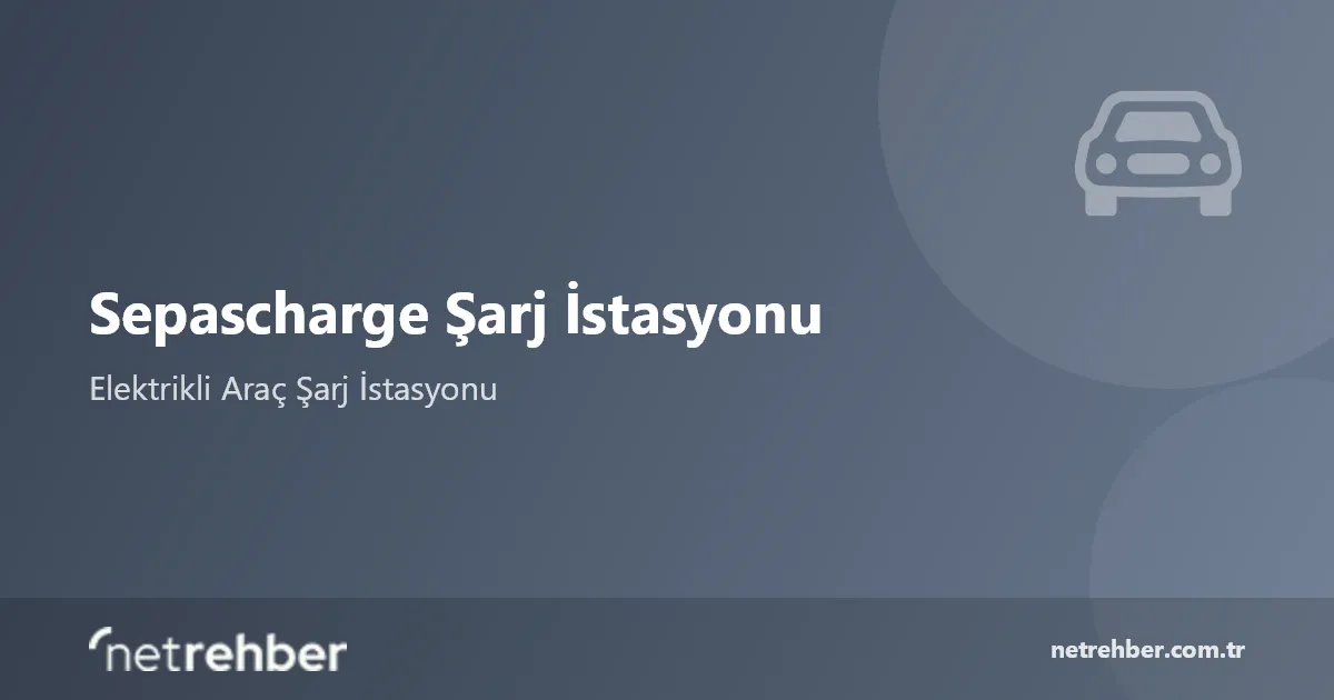 Sepascharge Şarj İstasyonu kapak görseli