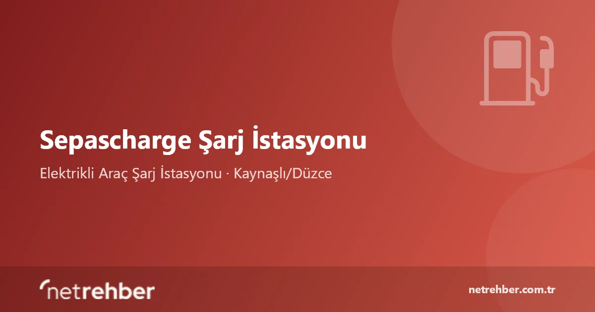 Sepascharge Şarj İstasyonu kapak görseli