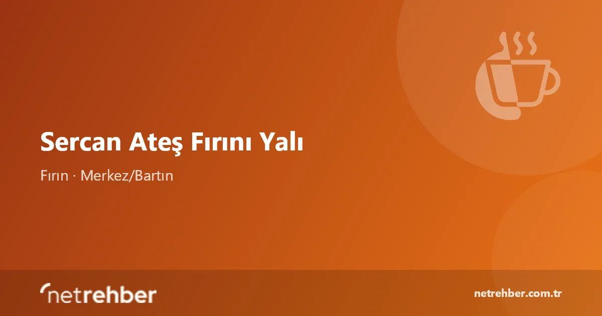 Sercan Ateş Fırını Yalı kapak görseli