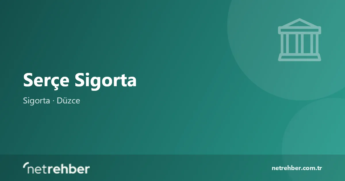 Serçe Sigorta kapak görseli
