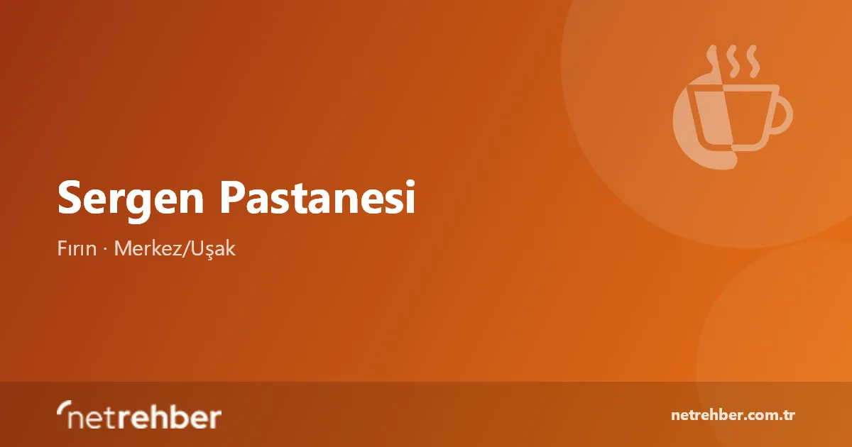 Sergen Pastanesi kapak görseli