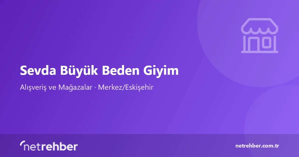 Sevda Büyük Beden Giyim kapak görseli