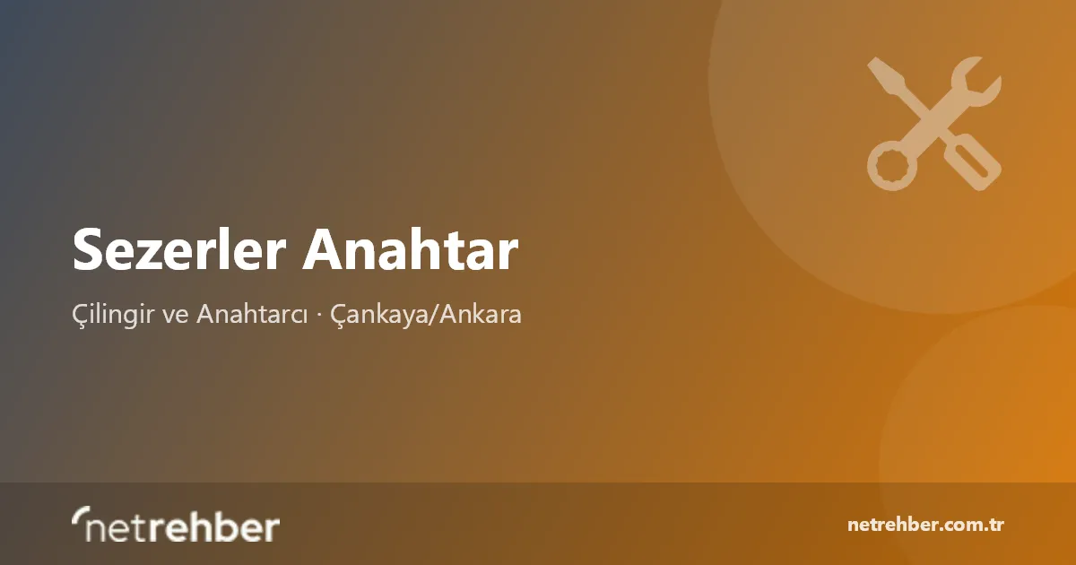 Sezerler Anahtar kapak görseli
