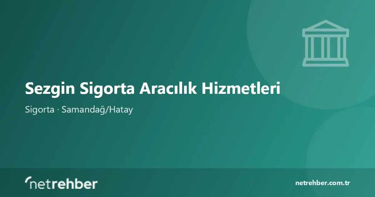 Sezgin Sigorta Aracılık Hizmetleri kapak görseli