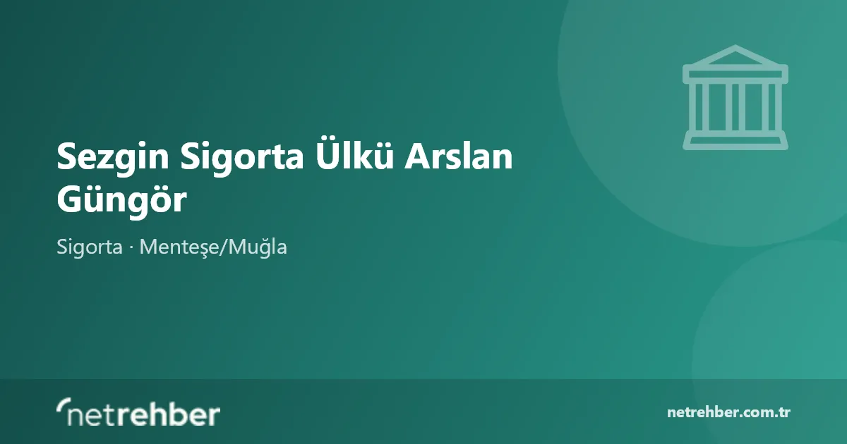 Sezgin Sigorta Ülkü Arslan Güngör kapak görseli