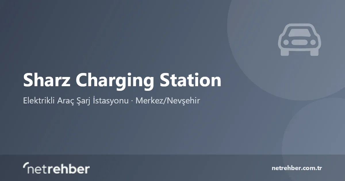 Sharz Charging Station kapak görseli