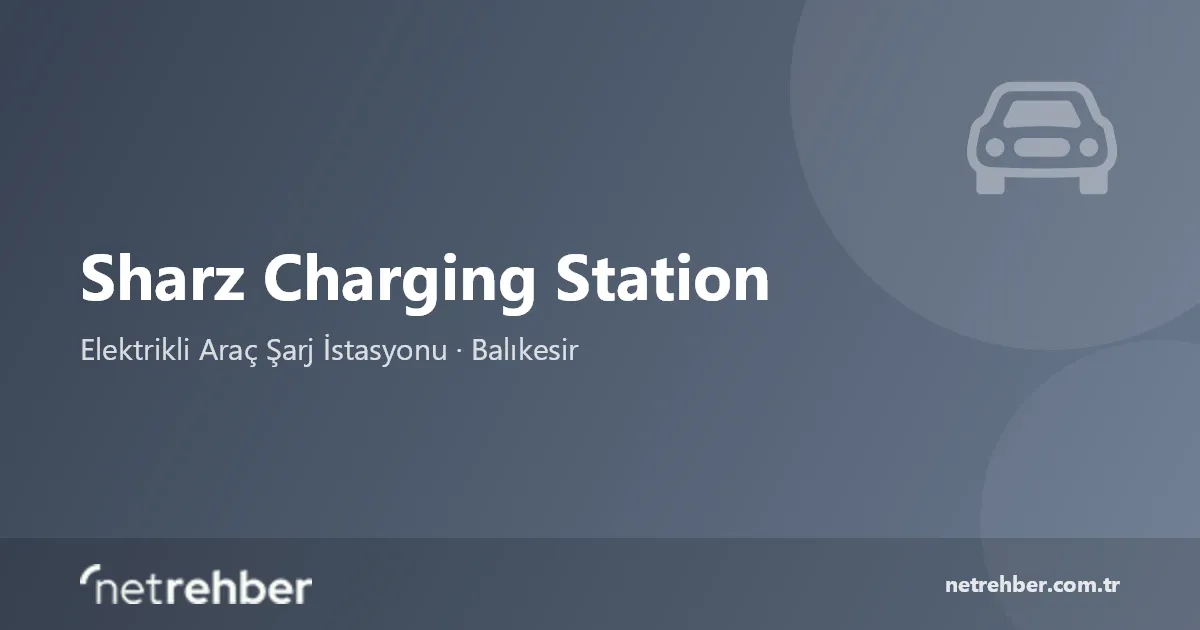 Sharz Charging Station kapak görseli