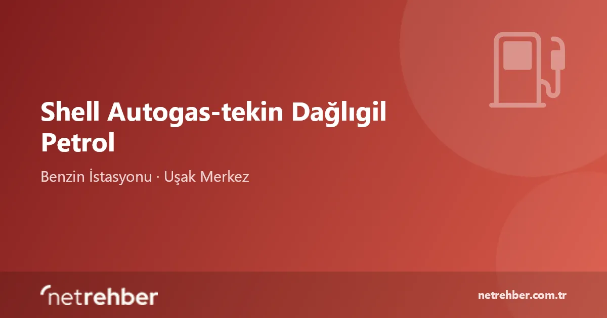 Shell Autogas-tekin Dağlıgil Petrol kapak görseli