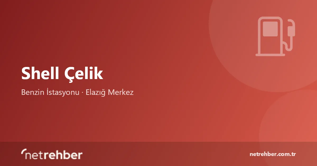 Shell Çelik kapak görseli