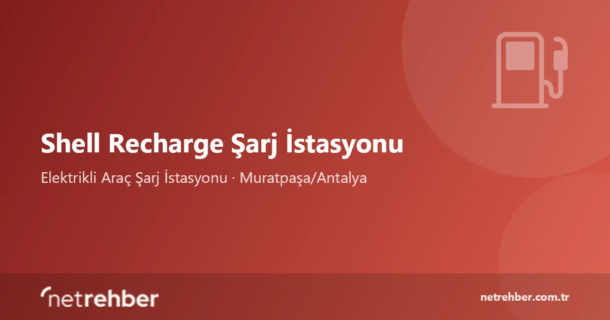 Shell Recharge Şarj İstasyonu kapak görseli